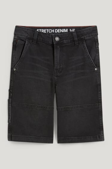 Kids Boys - Jeans-Shorts - jeans-dunkelgrau