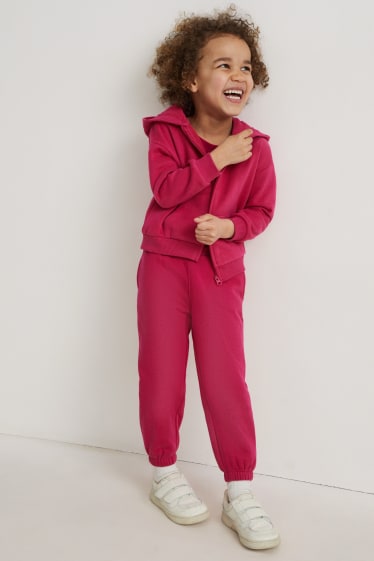 Toddler Girls - Sweatjacke mit Kapuze - pink