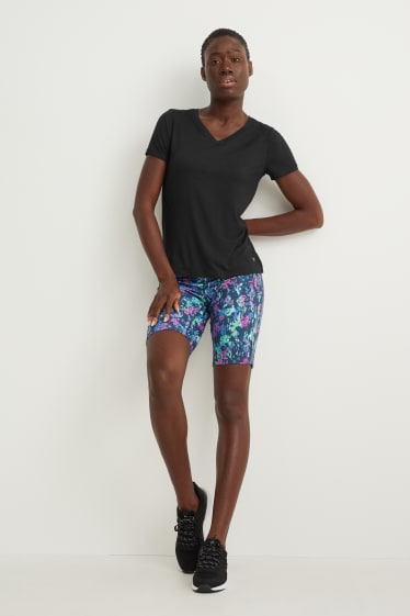 Donna - Maglia tecnica - 4 Way Stretch - nero