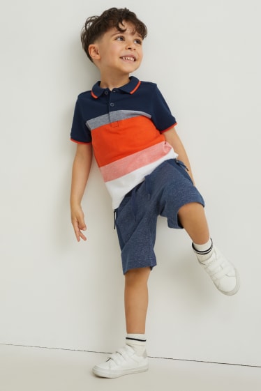 Toddler Boys - Sweat-Bermudas - dunkelblau-melange