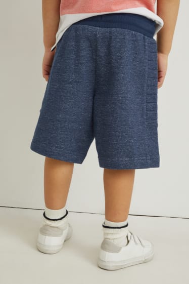 Toddler Boys - Sweat-Bermudas - dunkelblau-melange