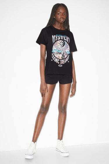 Clockhouse Girls - CLOCKHOUSE - T-shirt - czarny