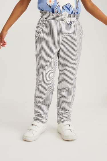 Toddler Girls - Pantaloni - a righe - bianco crema
