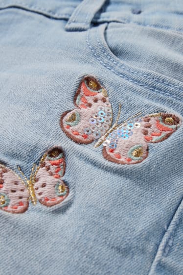 Toddler Girls - Korte spijkerbroek - jeanslichtblauw