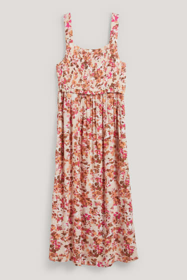 Femmes - Robe d’allaitement - à fleurs - rose