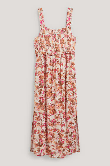 Femmes - Robe d’allaitement - à fleurs - rose