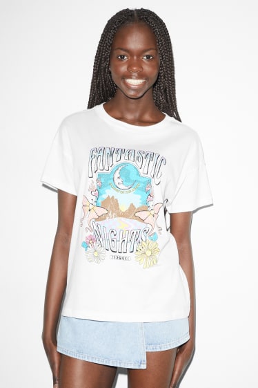 Clockhouse Girls - CLOCKHOUSE - T-shirt - biały