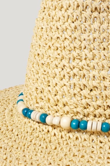Clockhouse femme - CLOCKHOUSE - chapeau de paille - beige