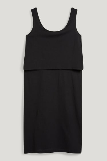 Women - Nursing nightdress - black