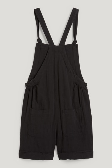 Women - Maternity dungarees - black