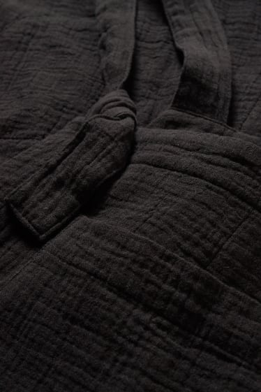 Women - Maternity dungarees - black