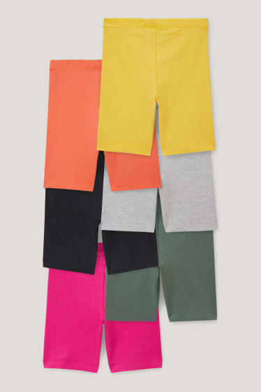Exclusief online - Set van 6 - fietsbroek - donker rose