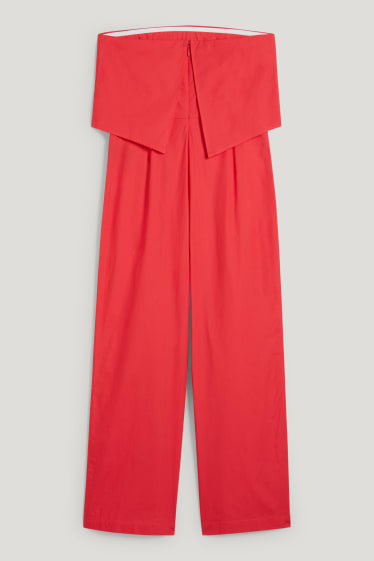 Mujer - Mono - rojo