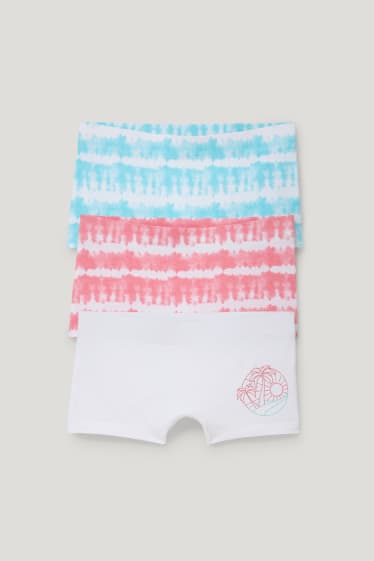 Kids Girls - Multipack of 3 - boxer shorts - light turquoise