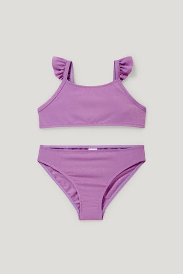 Toddler Girls - Bikini - 2 pezzi - viola