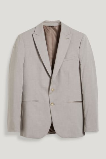 Hombre - Americana - colección modular - slim fit - beis
