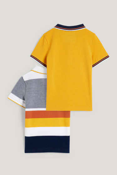 Toddler Boys - Set van 2 - poloshirt - geel