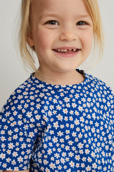 Nena petita - Paquet de 3 - samarreta de màniga curta - blau