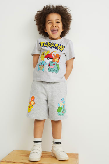 Garçons - Pokémon - T-shirt - gris clair chiné