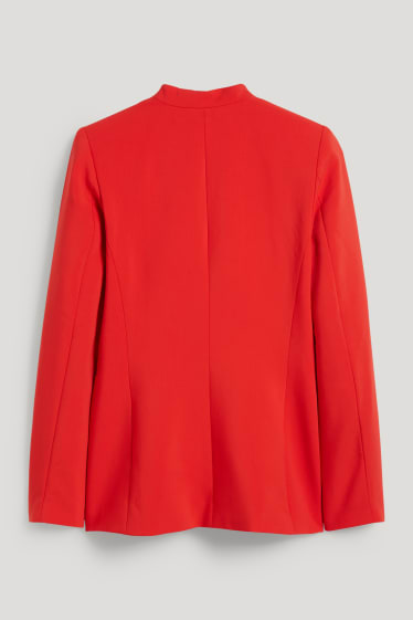 Women - Business blazer - fitted - red