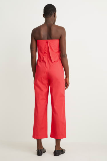 Mujer - Mono - rojo