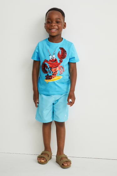 Toddler Boys - Tricou cu mânecă scurtă - albastru deschis