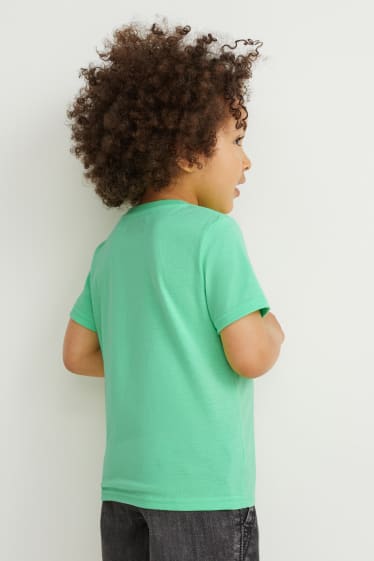 Toddler Boys - Set van 2 - Sonic - T-shirt - wit / groen