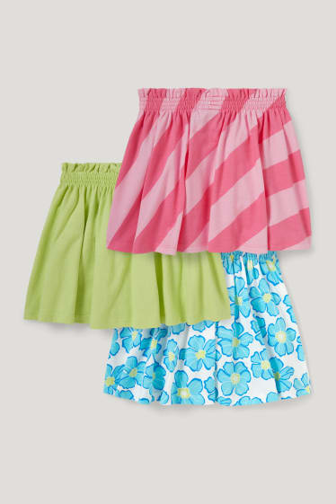 Toddler Girls - Confezione da 3 - gonna - azzurro