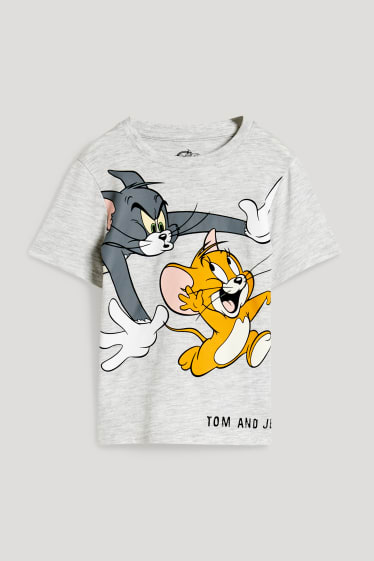 Toddler Boys - Tom en Jerry - T-shirt - licht grijs-mix