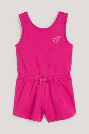 Toddler Girls - Jumpsuit - dunkelrosa