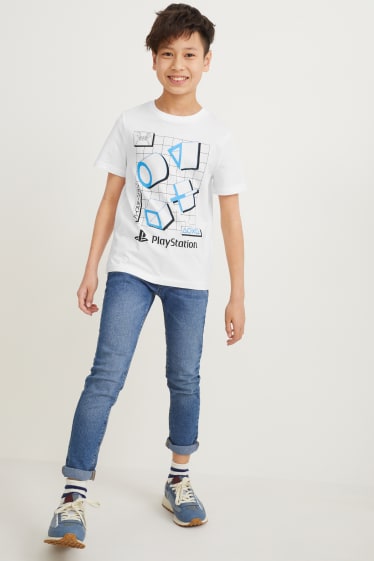 Reverskraag - Set van 2 - PlayStation - T-shirt - wit