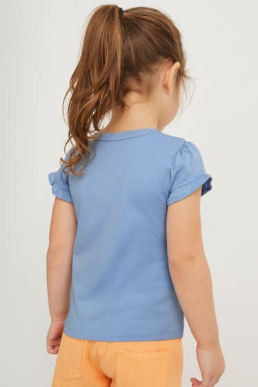 Małe dziewczynki - Wielopak, 8 szt. - koszulka z krótkim rękawem - różowy
