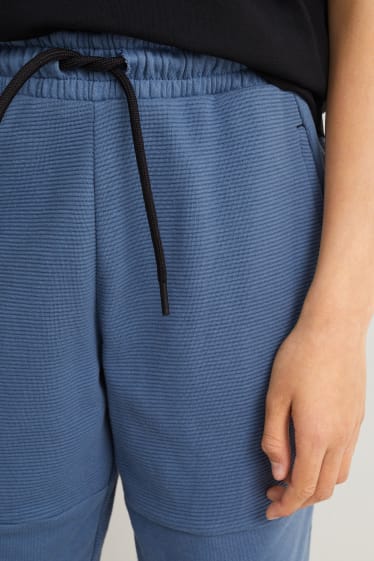 Reverskraag - Sweatshort - blauw