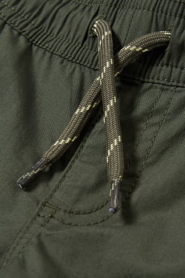 Toddler Boys - Cargoshorts - donkergroen