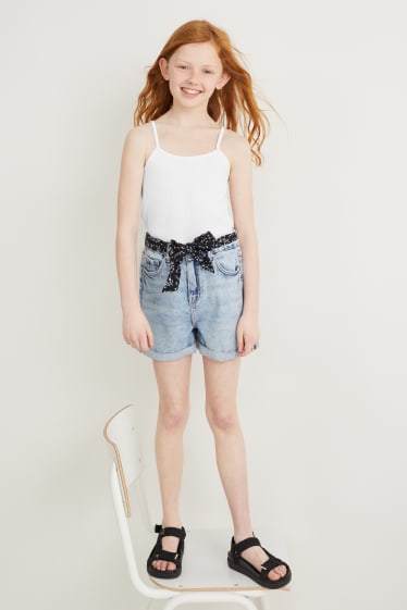 Bambine: - Confezione da 3 - top - bianco