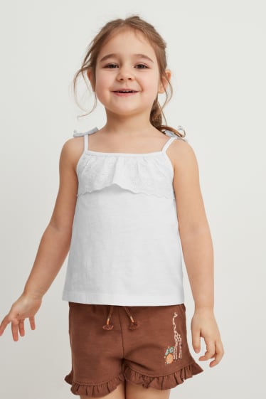 Toddler Girls - Multipack 2er - Top - cremeweiss