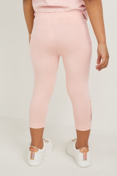 Toddler Girls - Multipack 3er - Capri-Leggings - rosa