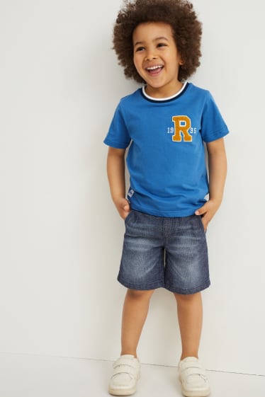 Exclusief online - Set van 2 - dino - T-shirt - geel
