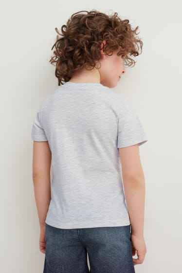 Toddler Boys - Multipack 2 buc. - tricou cu mânecă scurtă - gri / verde