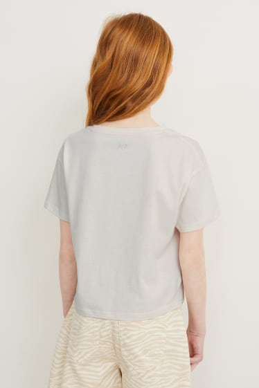 Bambine: - Maglia a maniche corte - bianco crema