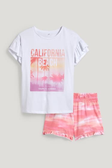 Kids Girls - Short pyjamas - 2 piece - white