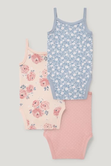 Baby Girls - Multipack 3 buc. - body bebeluși - roz