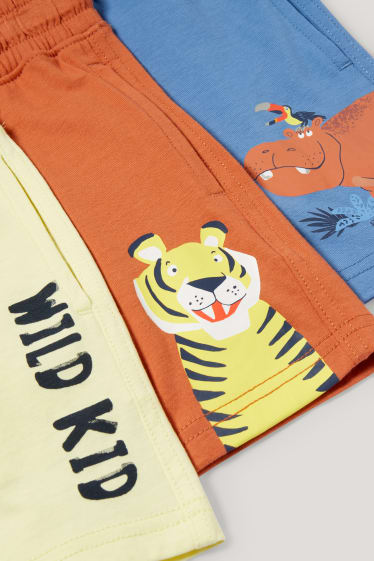 Toddler Boys - Set van 3 - shorts - lichtgeel
