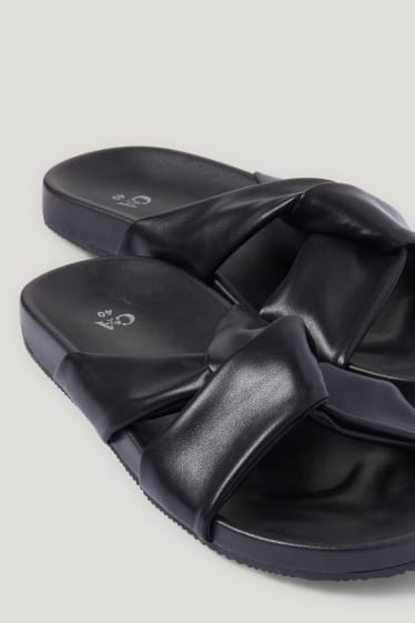 Mujer - Sandalias - polipiel - negro