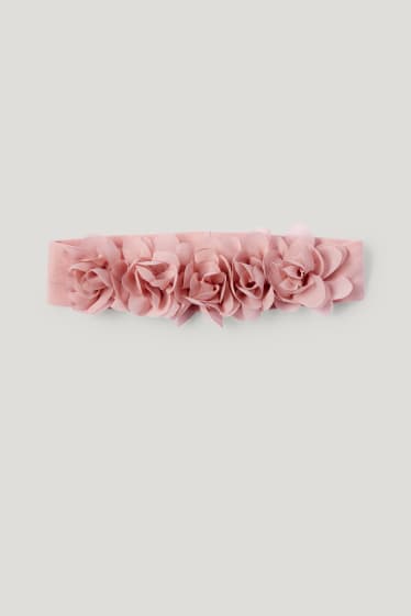 Baby Girls - Fascia per capelli per neonate - rosa scuro