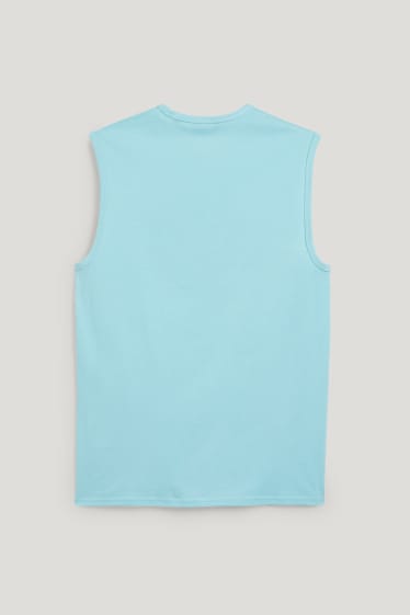 Hombre - Camiseta sin mangas - turquesa