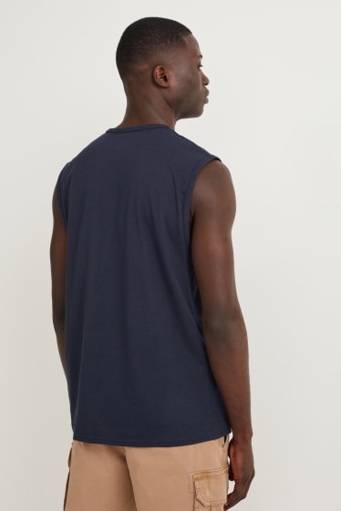 Hombre - Camiseta sin mangas - azul oscuro