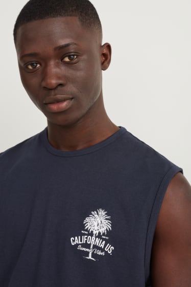 Hombre - Camiseta sin mangas - azul oscuro