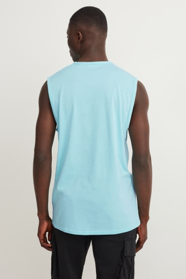 Hombre - Camiseta sin mangas - turquesa