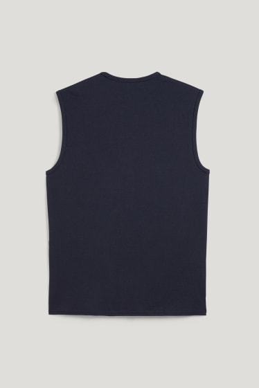 Hombre - Camiseta sin mangas - azul oscuro